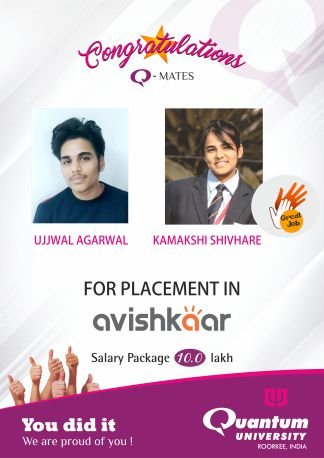 Ujjwal and Kamakshi Placement